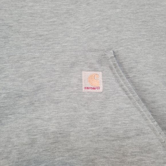 Carhartt Streetwear Pullover Hoodie Sweatshirt XL (Fits 2XL) Pink Patch Logo - Picture 4 of 13